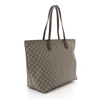 Gucci GG Supreme Monogram Medium Ophidia Shopping Tote Ebony 3 of 10