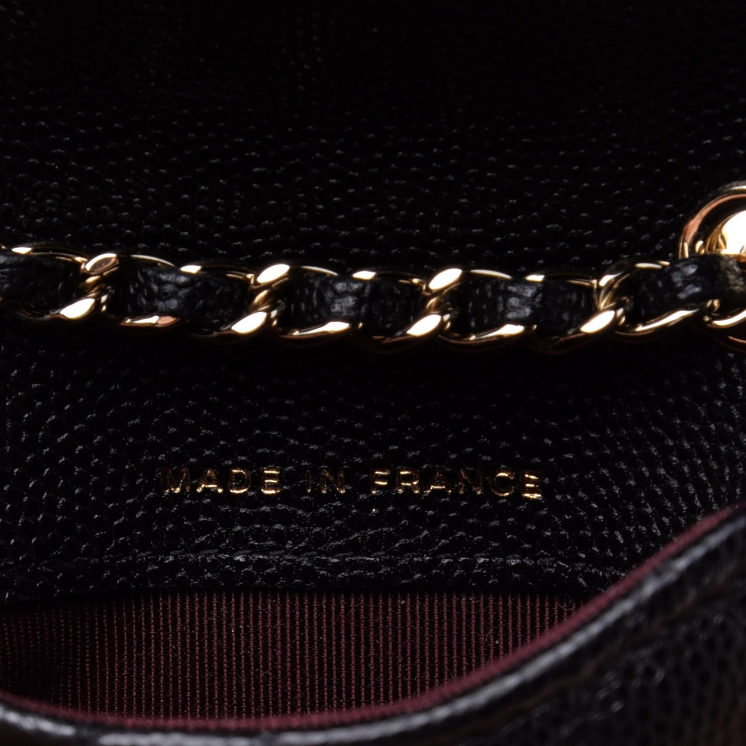 Chanel Caviar Quilted Mini Chain Belt Bag Black 7 of 9