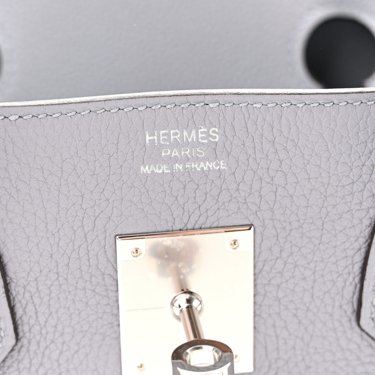 Togo BIRKIN 30 Gris Pantin