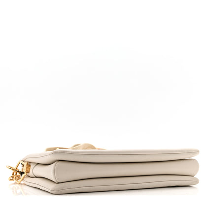 Louis Vuitton Lambskin Embossed Monogram Coussin PM Beige Cream 4 of 12