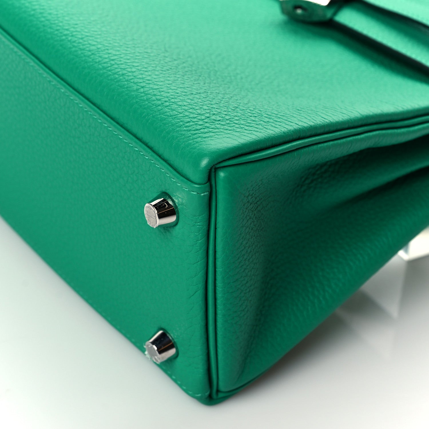 Hermes Togo Kelly Retourne 25 Menthe 10 of 11