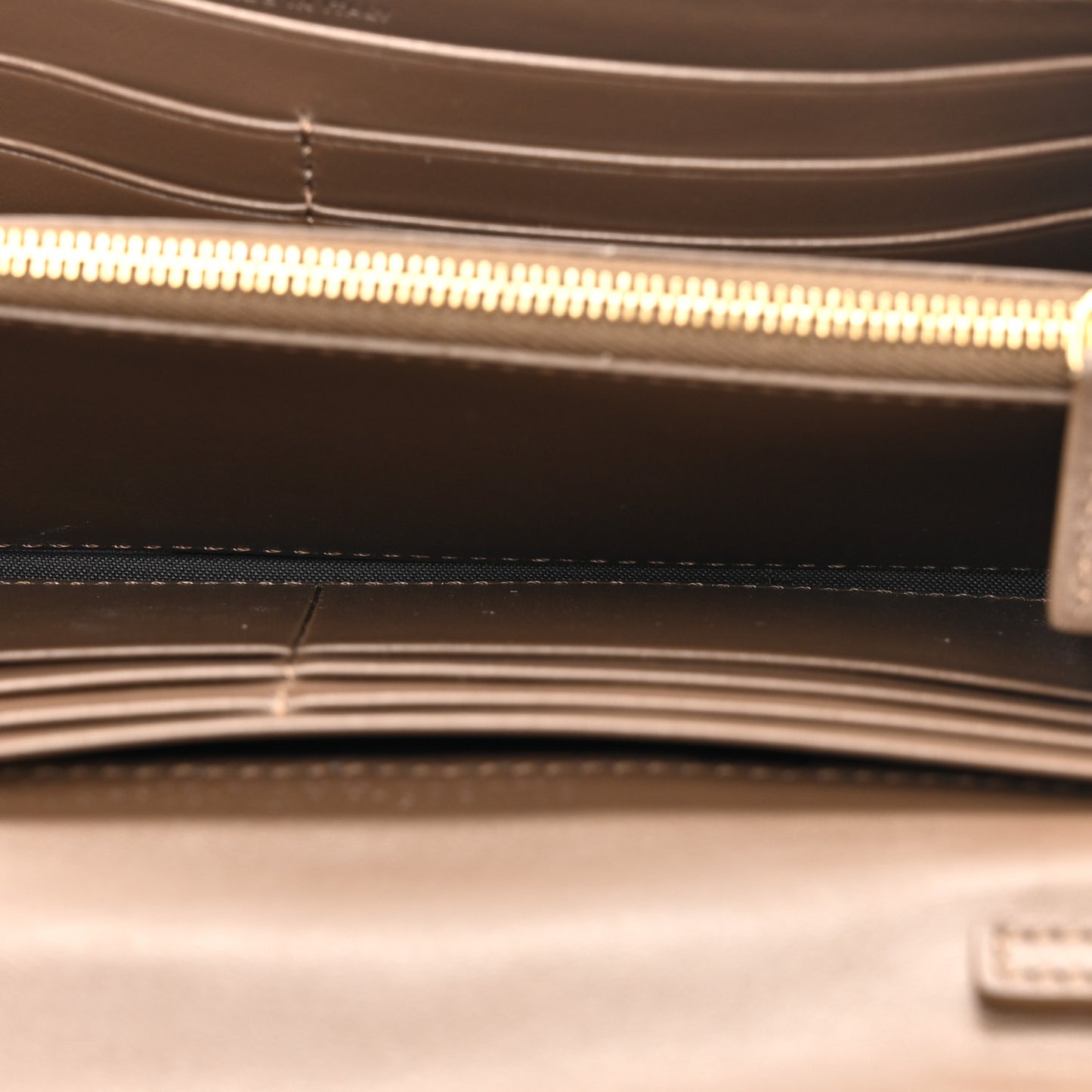 Vitello Soft F is Fendi Bi-Color FF 1974 Embossed Continental Envelope Wallet On Chain Maya Black