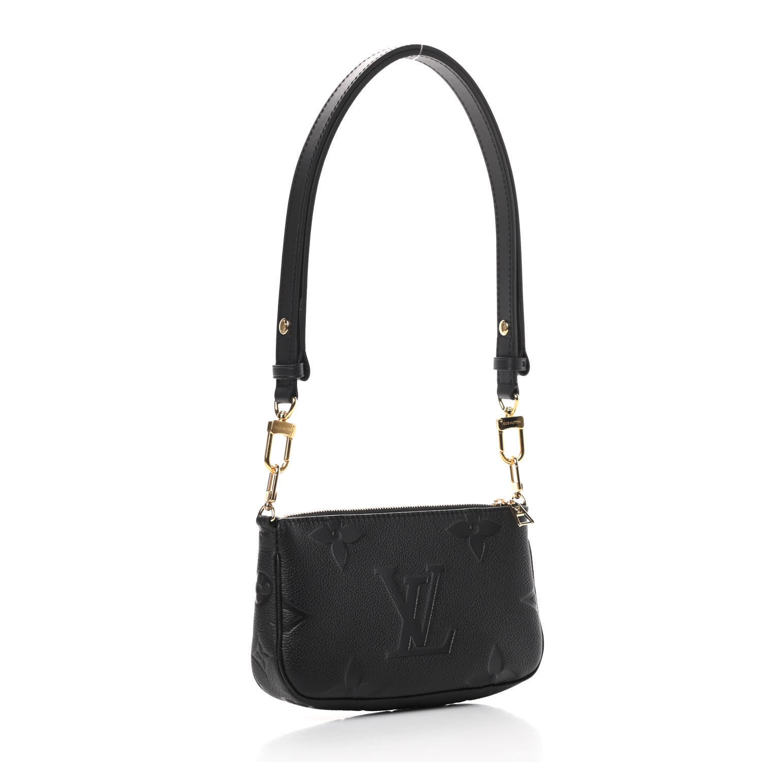 Louis Vuitton Empreinte Monogram Giant Multi Pochette Accessories Large Pochette Black 3 of 10