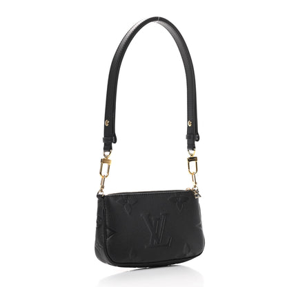 Louis Vuitton Empreinte Monogram Giant Multi Pochette Accessories Large Pochette Black 3 of 10