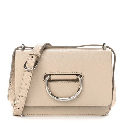 Burberry Goatskin Small D-Ring Bag Stone 1 of 16