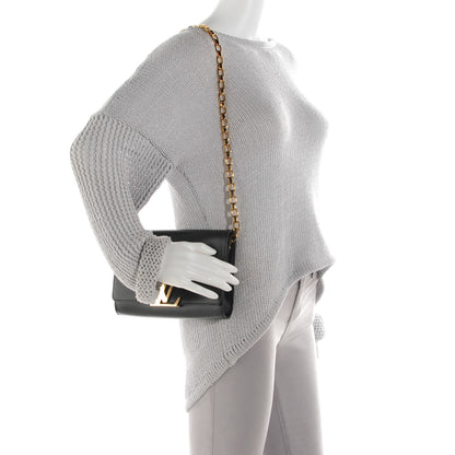 Louis Vuitton Calfskin Chain Louise GM Black 2 of 6