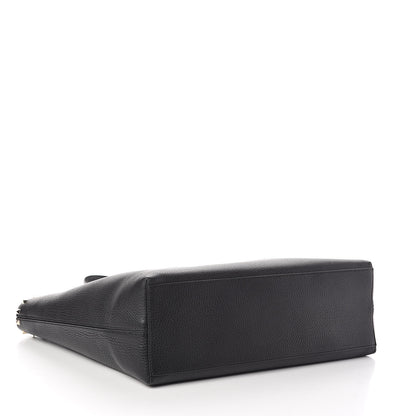 Valentino Garavani Grained Calfskin Rockstud Shoulder Tote Black 4 of 11