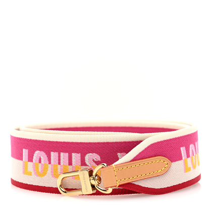 Louis Vuitton Jacquard Diane Shoulder Strap Fuchsia 1 of 3
