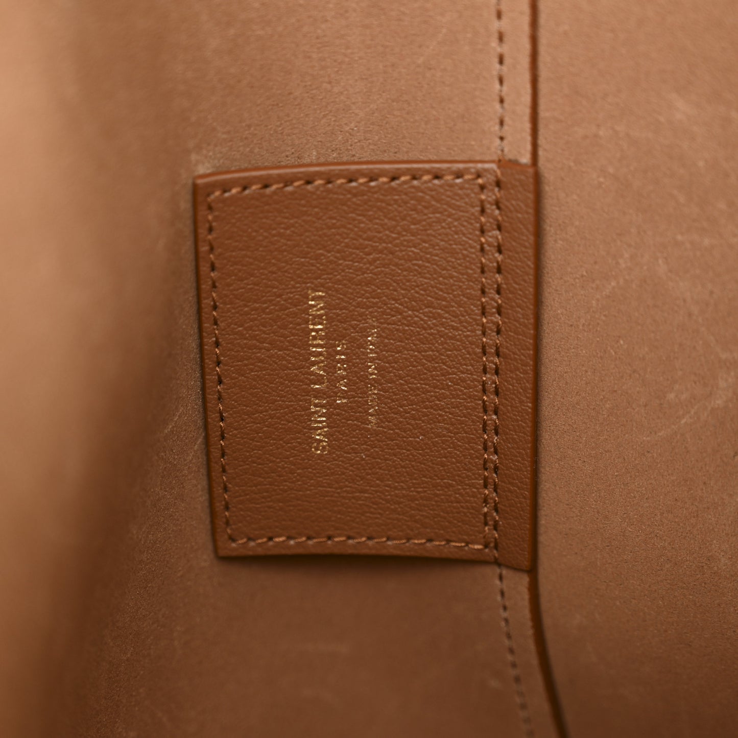 Calfskin Large Shopping Tote Brick
