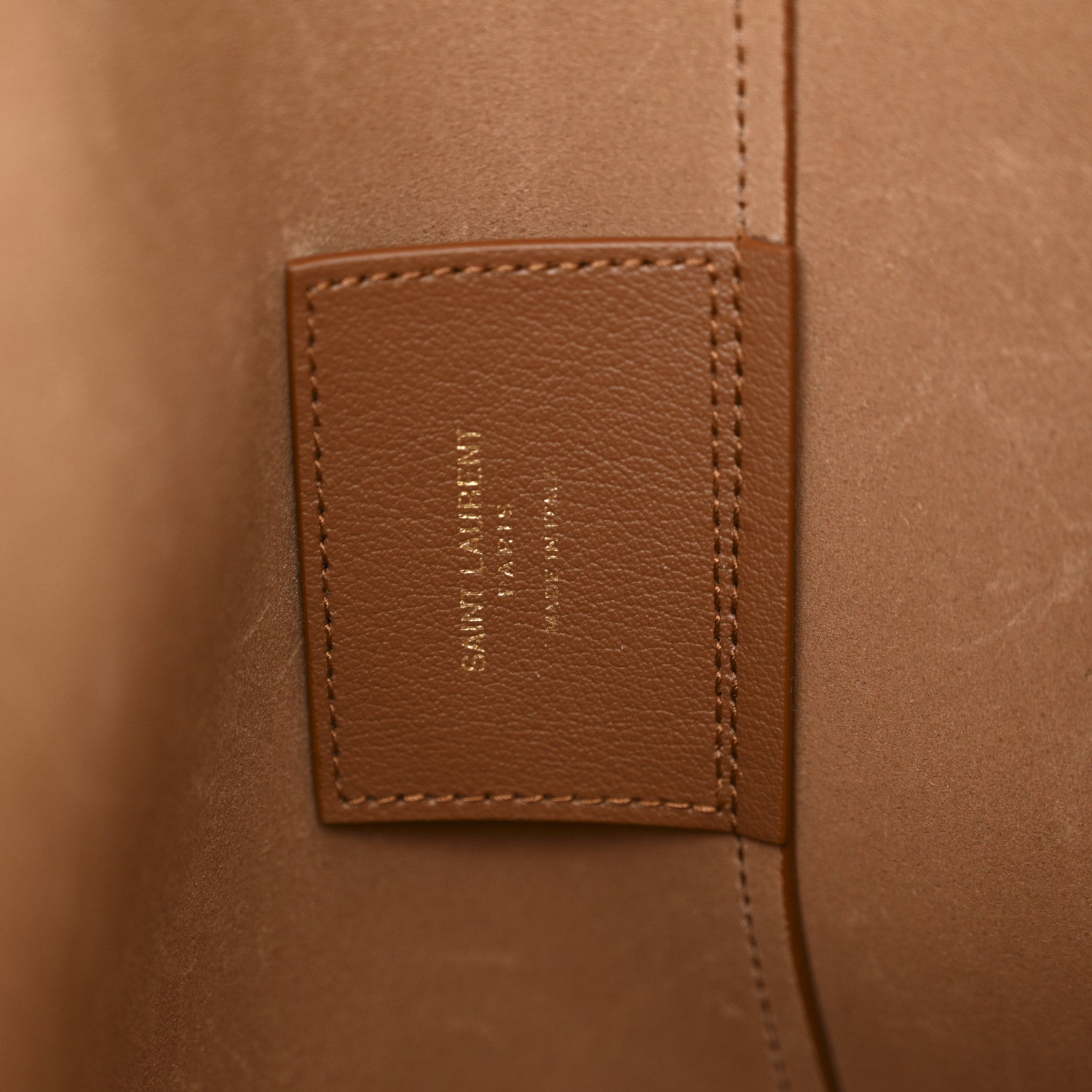 Saint Laurent Calfskin Large Shopping Tote Brick 7 of 12