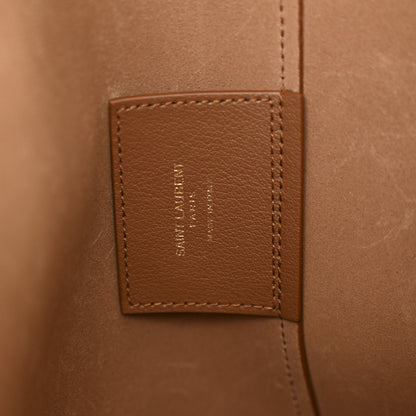 Saint Laurent Calfskin Large Shopping Tote Brick 7 of 12