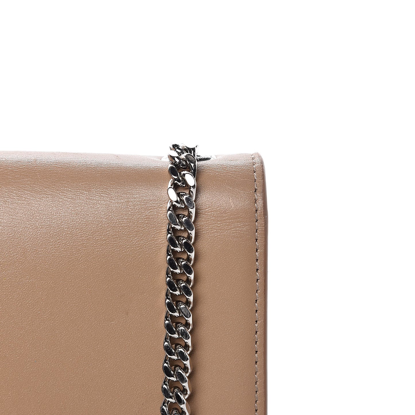 Smooth Calfskin Medium Classic Monogram Kate Tassel Satchel Dark Beige