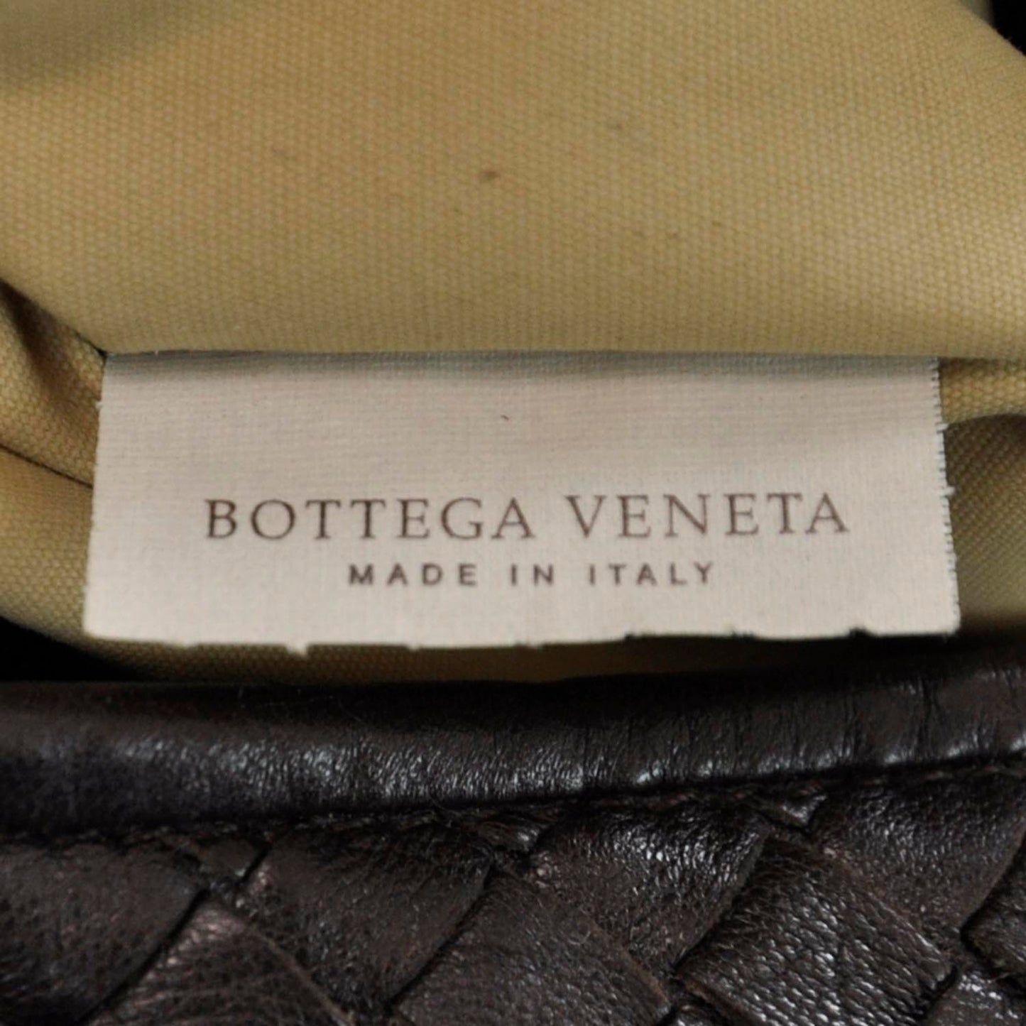 Nappa Intrecciato Large Veneta Hobo Ebano