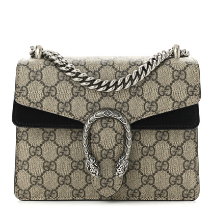 Gucci GG Supreme Monogram Mini Dionysus Shoulder Bag Black 1 of 10