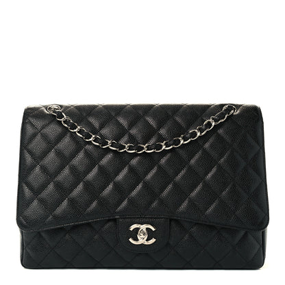 Chanel Caviar Quilted Maxi Single Flap Black 1 of 12