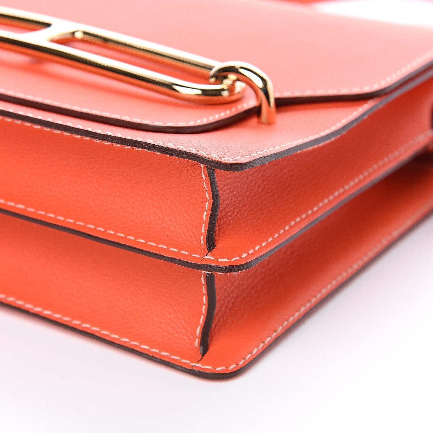 Hermes Evercolor Sac Roulis 23 Orange Poppy 7 of 7