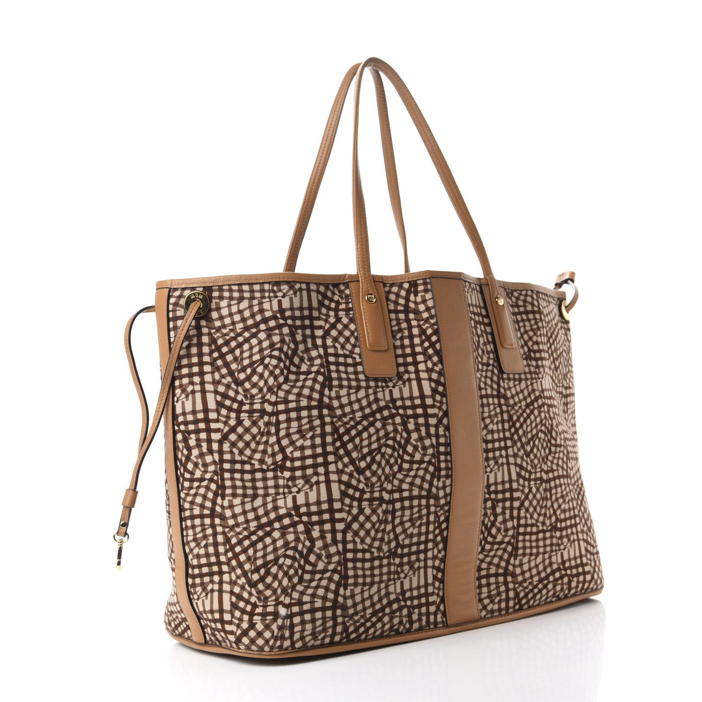 Visetos Large Liz Reversible Shopper Tote Cognac