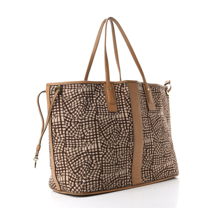 MCM Visetos Large Liz Reversible Shopper Tote Cognac 10 of 15