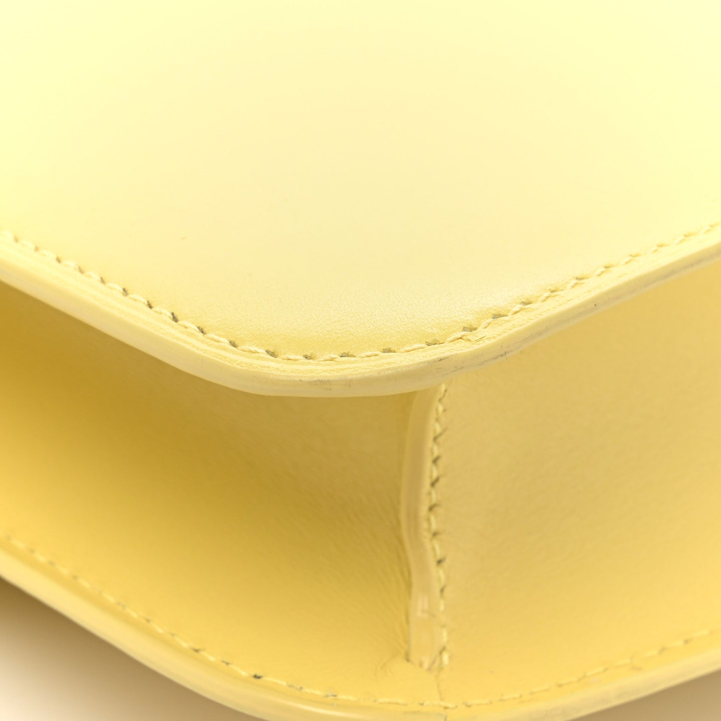 Smooth Calfskin Carre Satchel Paille