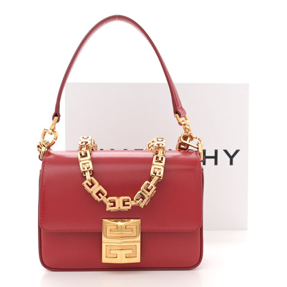 Givenchy Box Calfskin Small 4G Cube Chain Shoulder Bag Dark Red 13 of 13