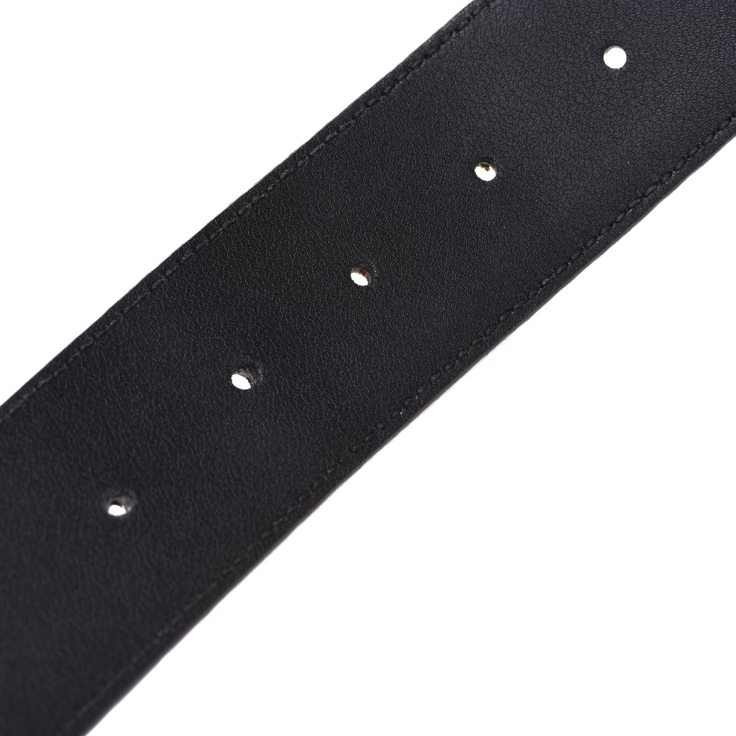 Gucci Guccissima Signature Interlocking G 40mm Belt 100 40 Black 3 of 4