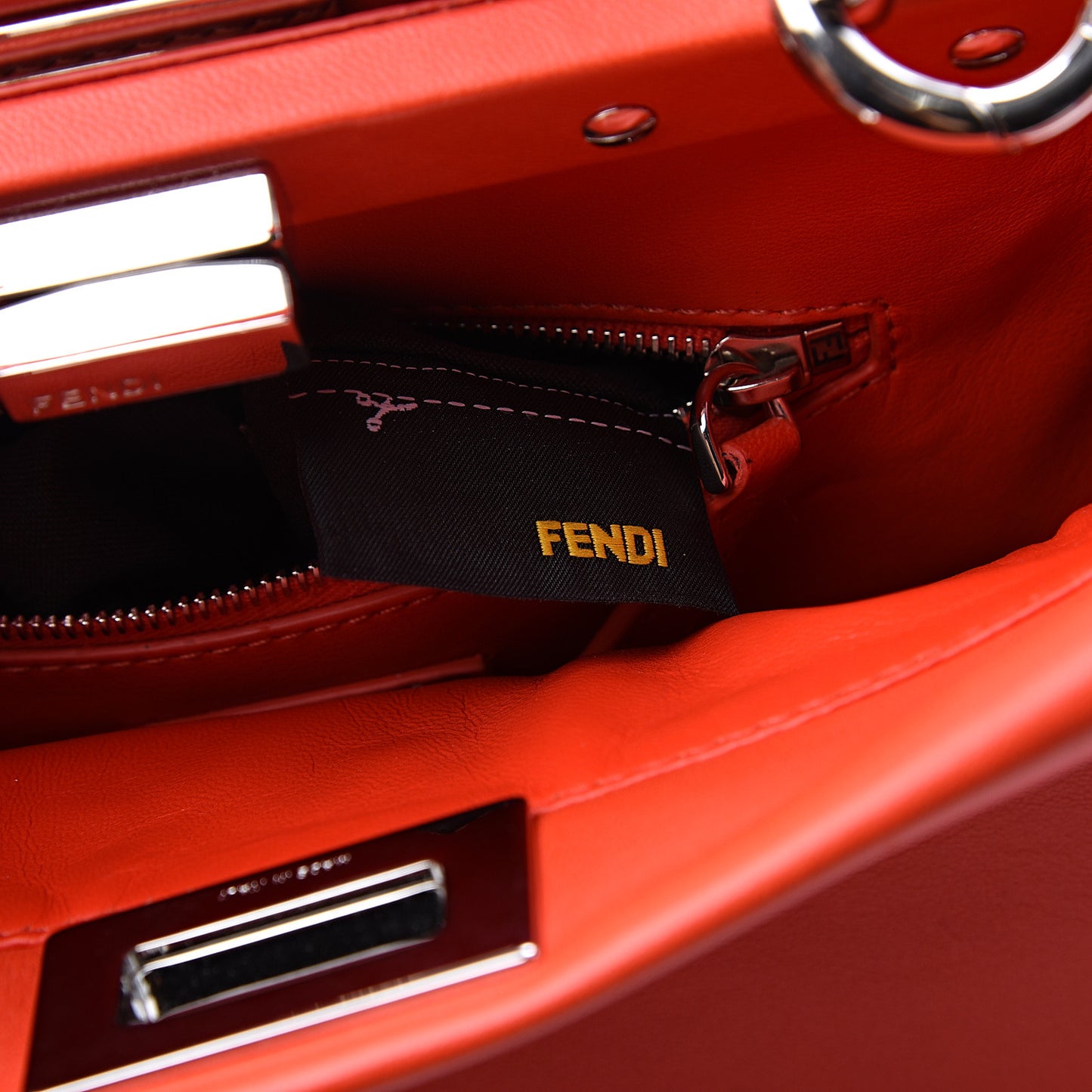 Nappa Mini Peekaboo Iconic Satchel Papavero