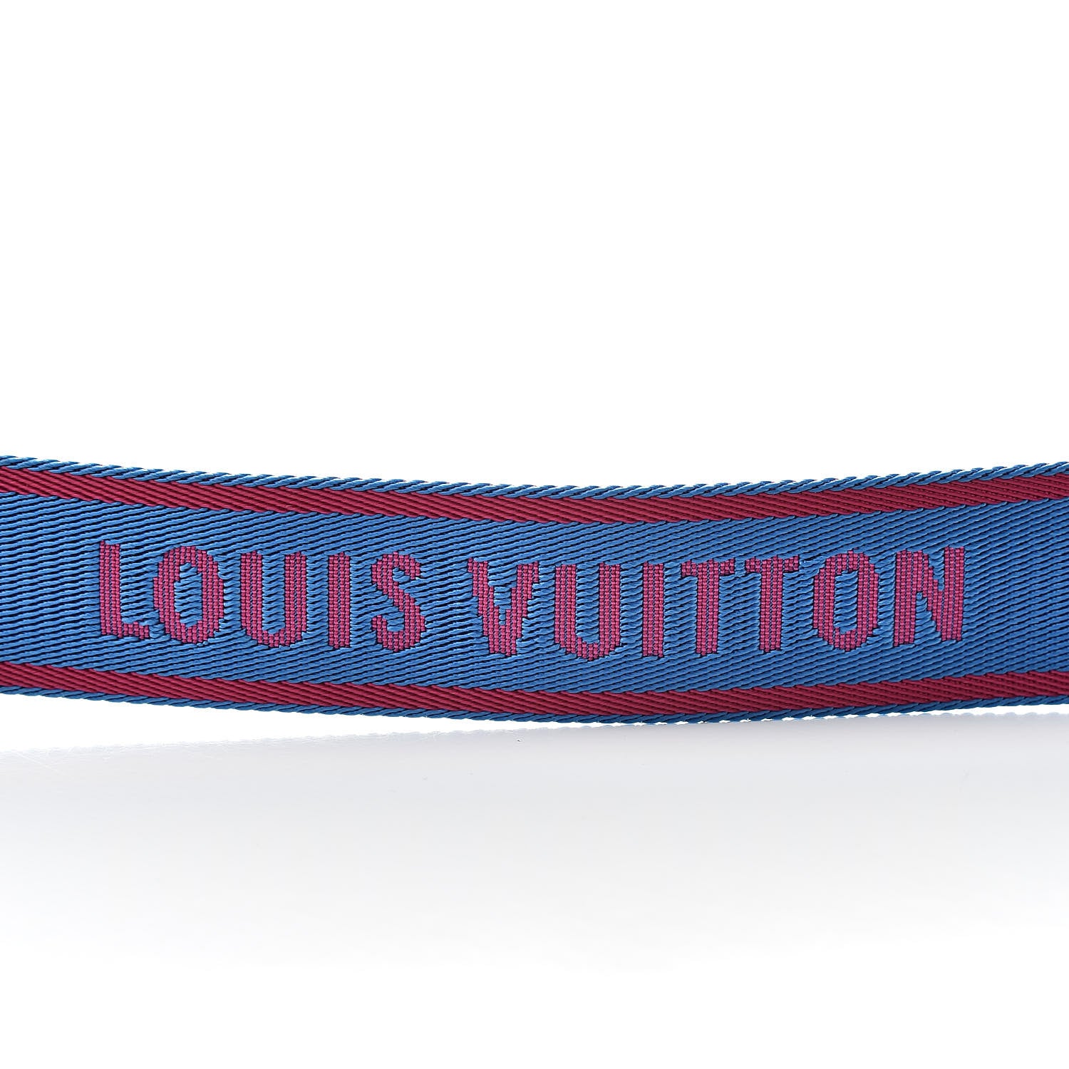 Louis Vuitton Nylon Bandouliere Shoulder Strap Blue Magenta 3 of 5