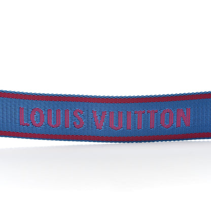 Louis Vuitton Nylon Bandouliere Shoulder Strap Blue Magenta 3 of 5