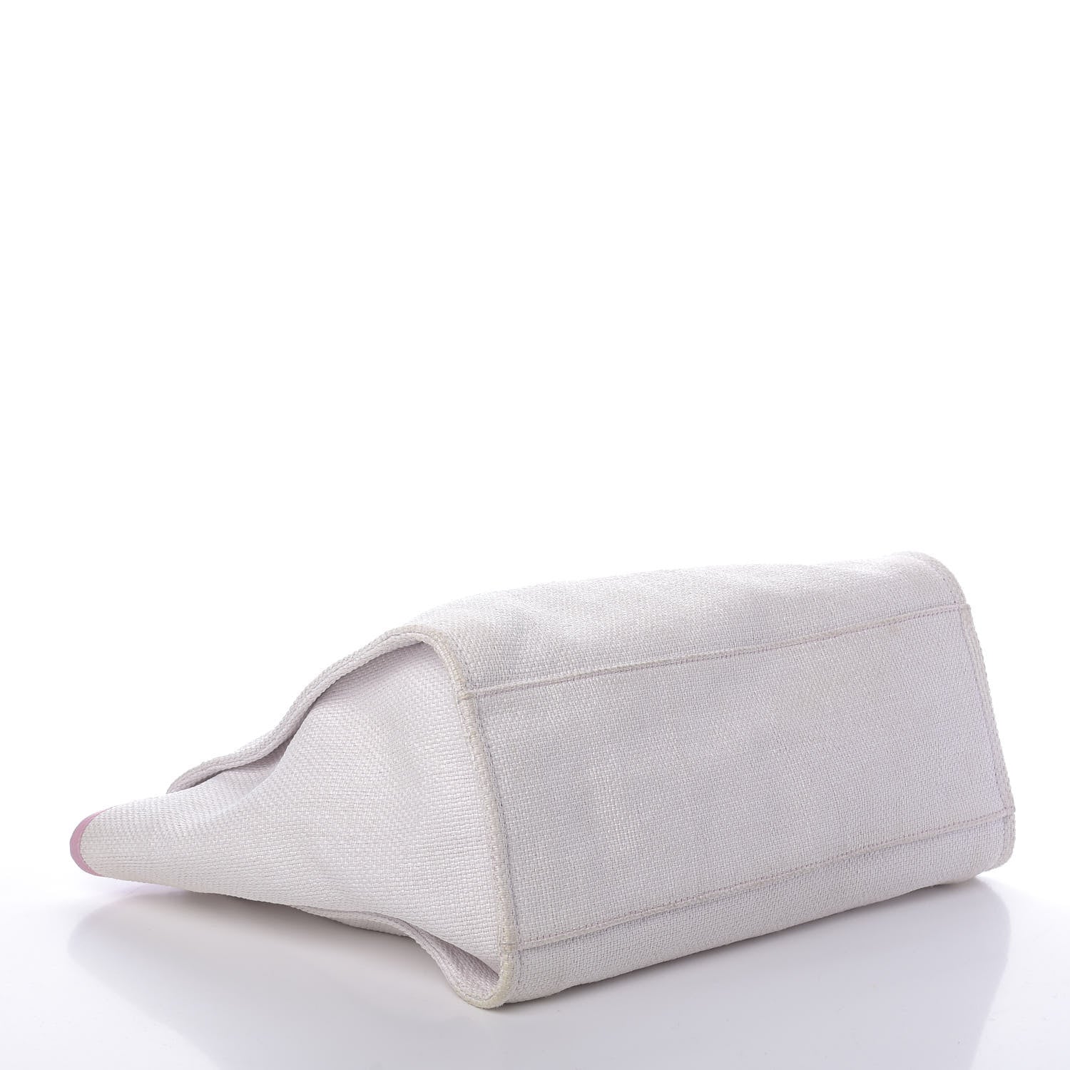 Chanel Canvas Medium Deauville Tote Pink 4 of 10