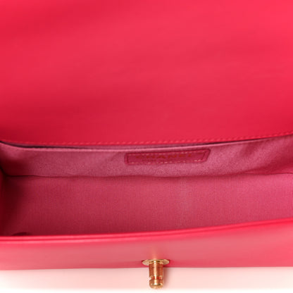 Chanel Lambskin Quilted Medium Boy Flap Pink 5 of 10