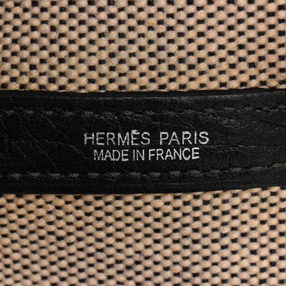 Hermes Toile Negonda Garden Party 36 MM Tote Black Ecru 6 of 10
