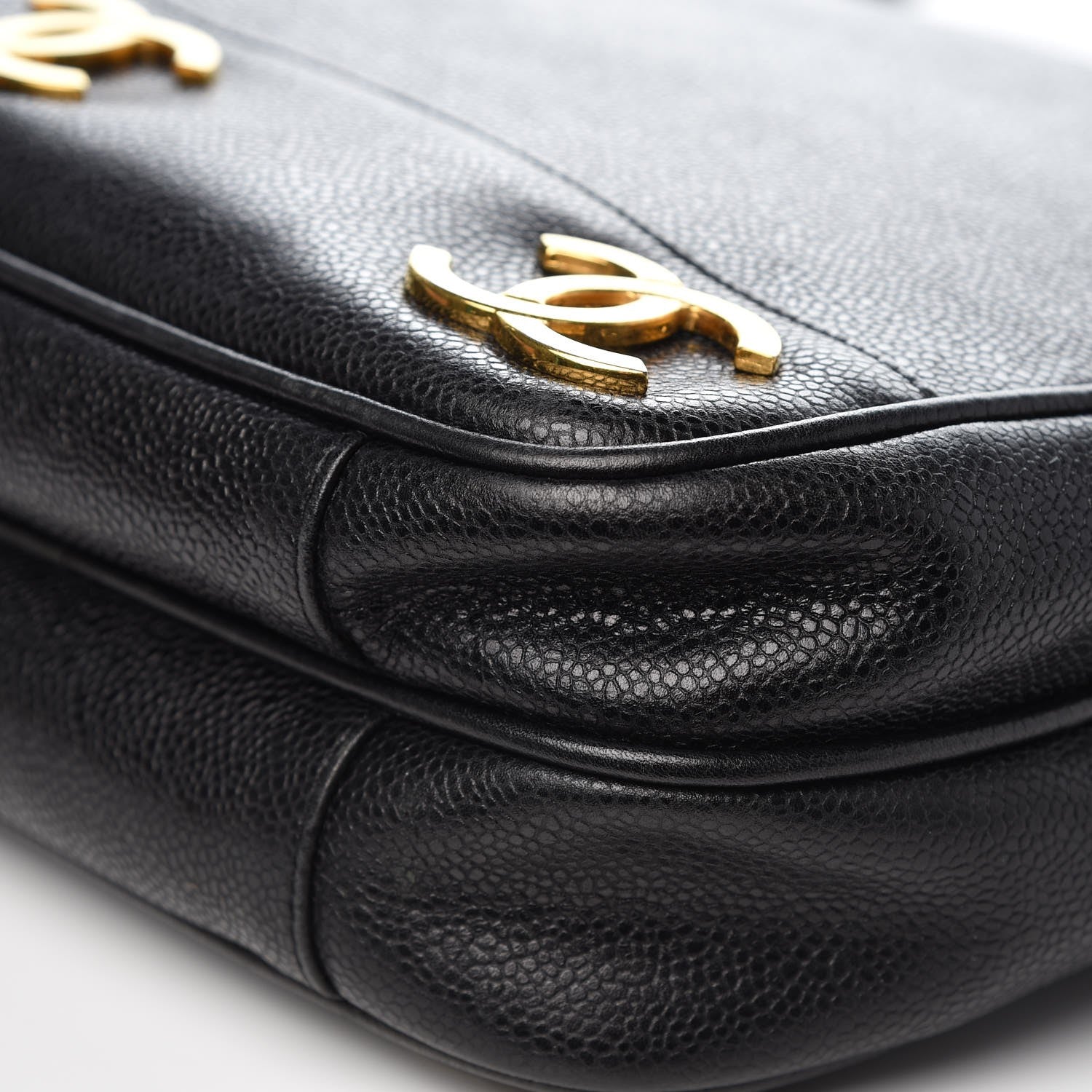 Chanel Caviar CC Shoulder Bag Black 11 of 12