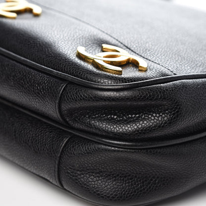 Chanel Caviar CC Shoulder Bag Black 11 of 12