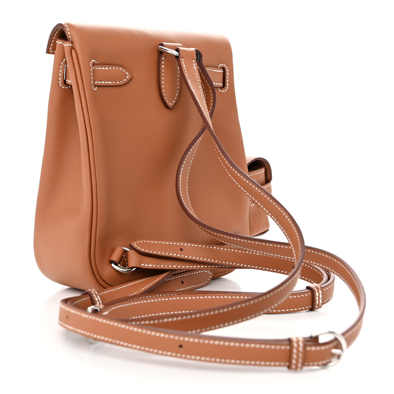 Hermes Swift Kelly Jump Backpack Gold 2 of 10