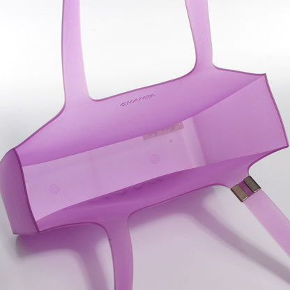 Chanel Jelly Rubber Tote Purple 5 of 8