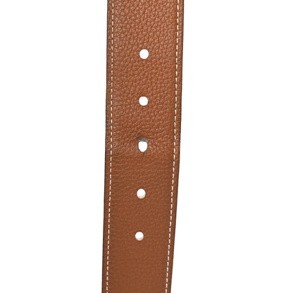 Hermes Box Togo 32mm Cape Cod Belt 90 36 Black Gold 5 of 7