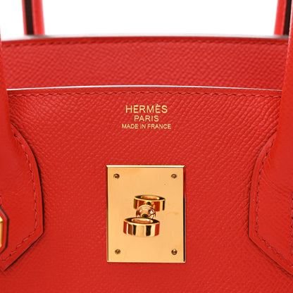Hermes Epsom Birkin 30 Rouge de Coeur 6 of 10