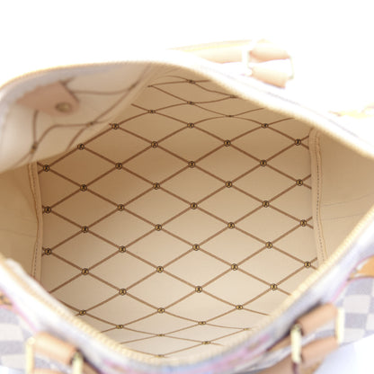 Louis Vuitton Damier Azur Summer Trunks Speedy Bandouliere 30 6 of 11