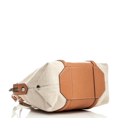 Alexander Wang Calfskin Canvas Small Emile Beige Camel 5 of 7