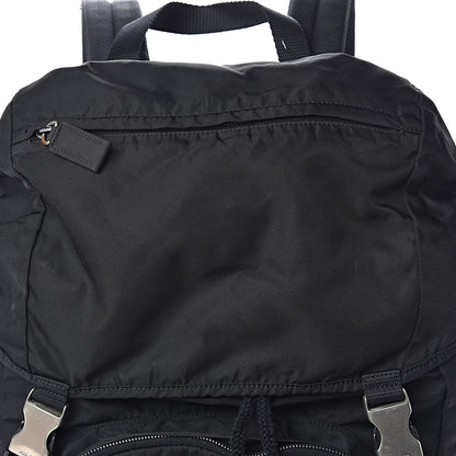 Prada Tessuto Nylon Montagna Double Buckle Backpack Black 9 of 9
