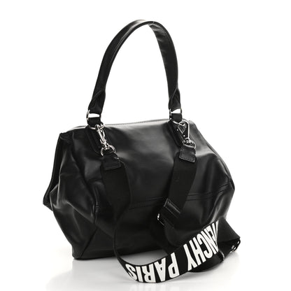 Givenchy Calfskin Small Pandora Logo Strap Black 3 of 9