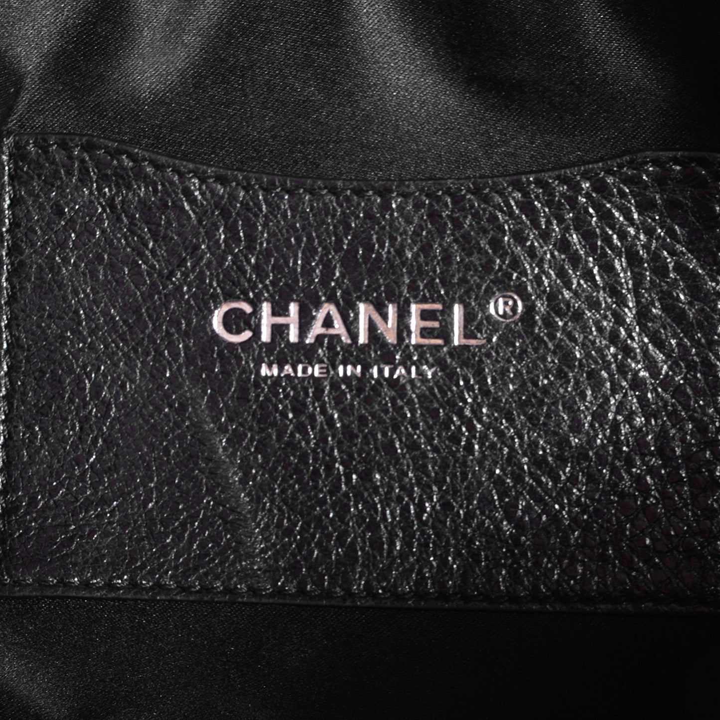 Glazed Calfskin Small On The Road Zip Tote Black