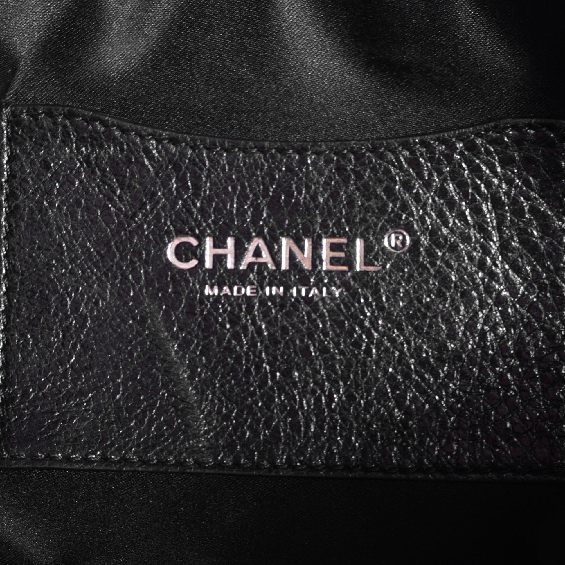 Chanel Glazed Calfskin Small On The Road Zip Tote Black 6 of 7