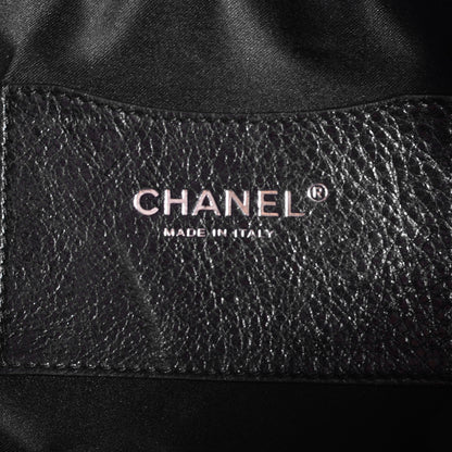 Chanel Glazed Calfskin Small On The Road Zip Tote Black 6 of 7