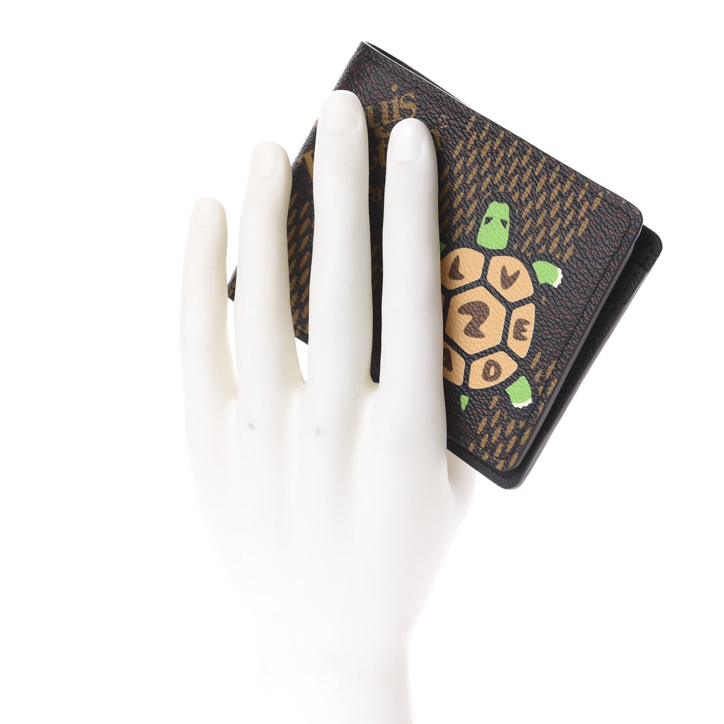 X NIGO Giant Damier Ebene Tortoise Multiple Wallet