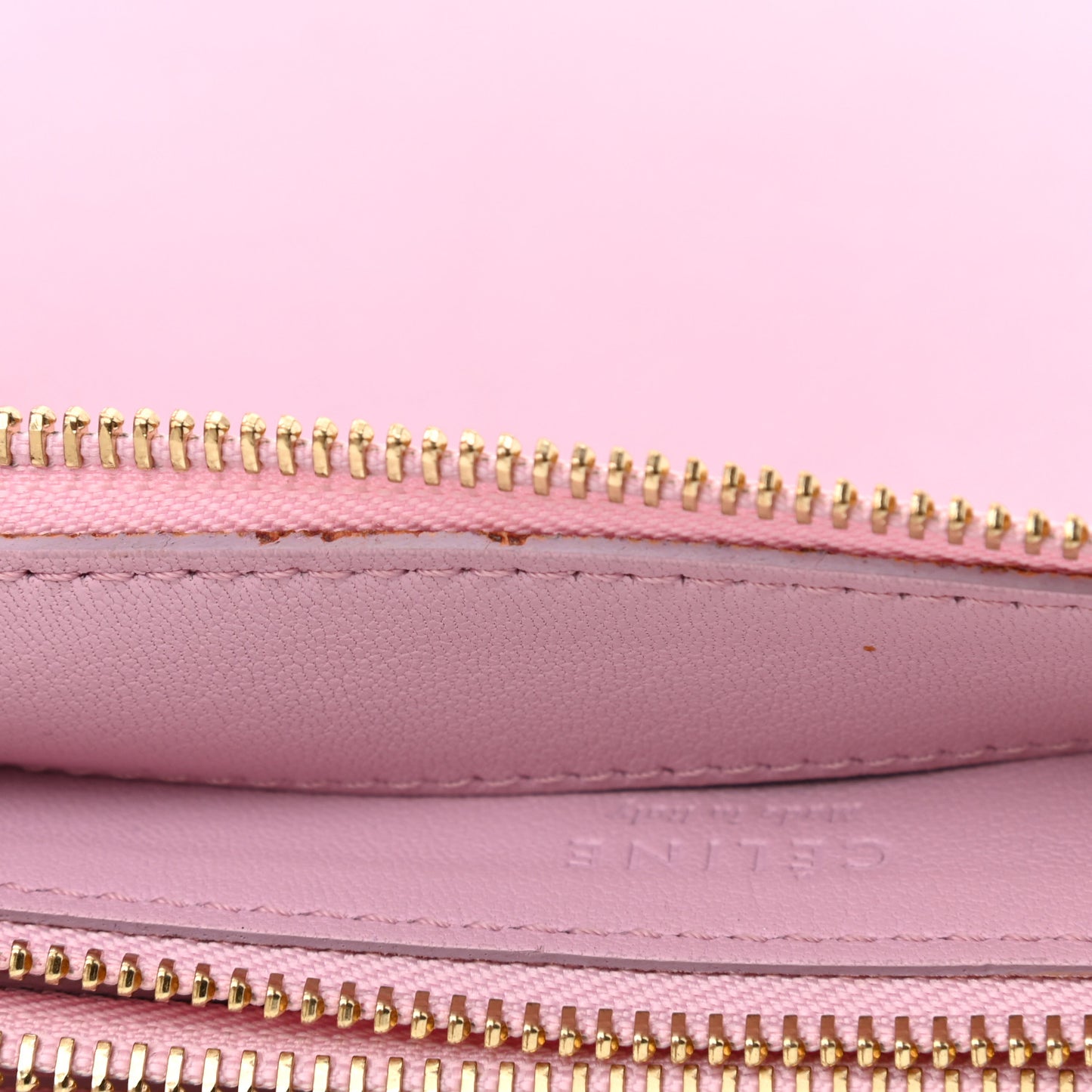 Lambskin Large Trio Crossbody Bag Pink