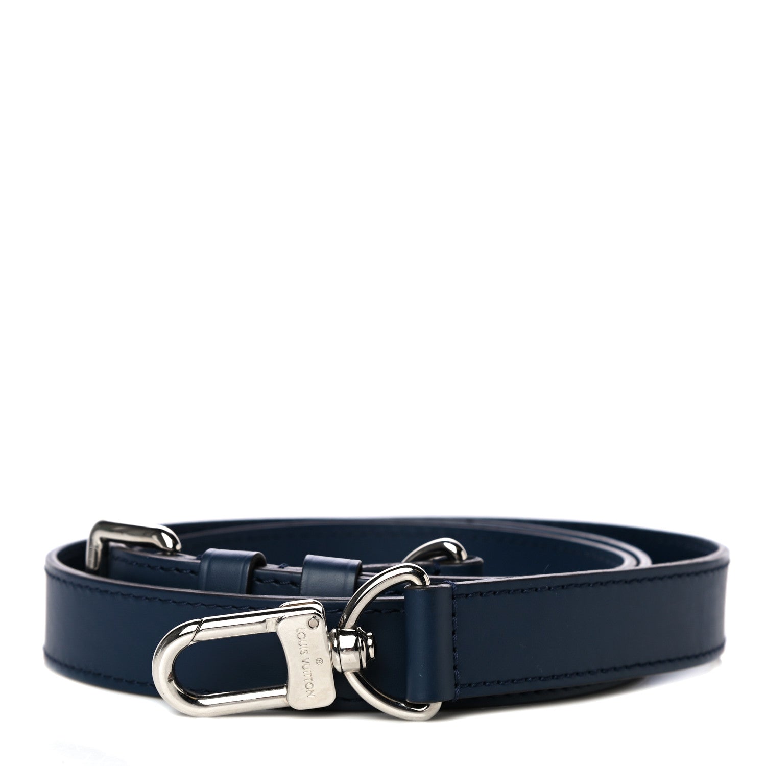Louis Vuitton Calfskin Adjustable Shoulder Strap Navy 1 of 6