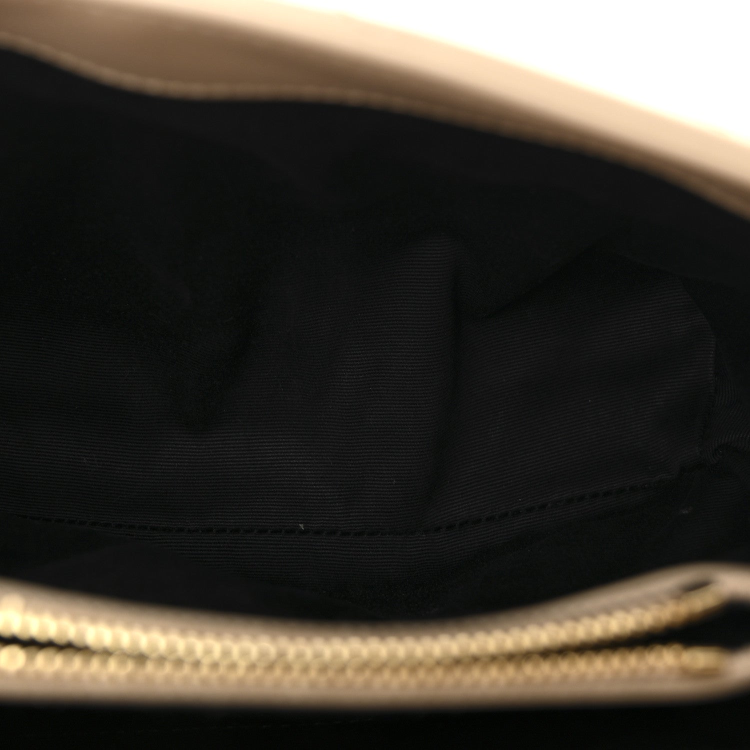 Saint Laurent Calfskin Y Quilted Monogram Small Loulou Chain Satchel Dark Beige 5 of 9