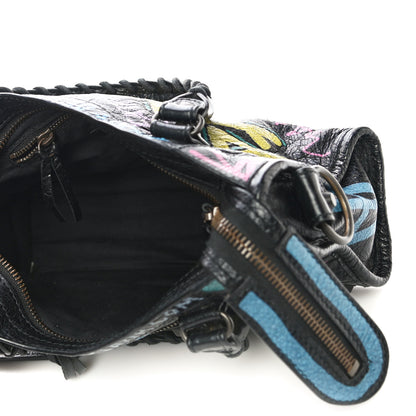 Balenciaga Agneau Arena Graffiti All Over Classic Hardware Mini City Black Multicolor 5 of 14