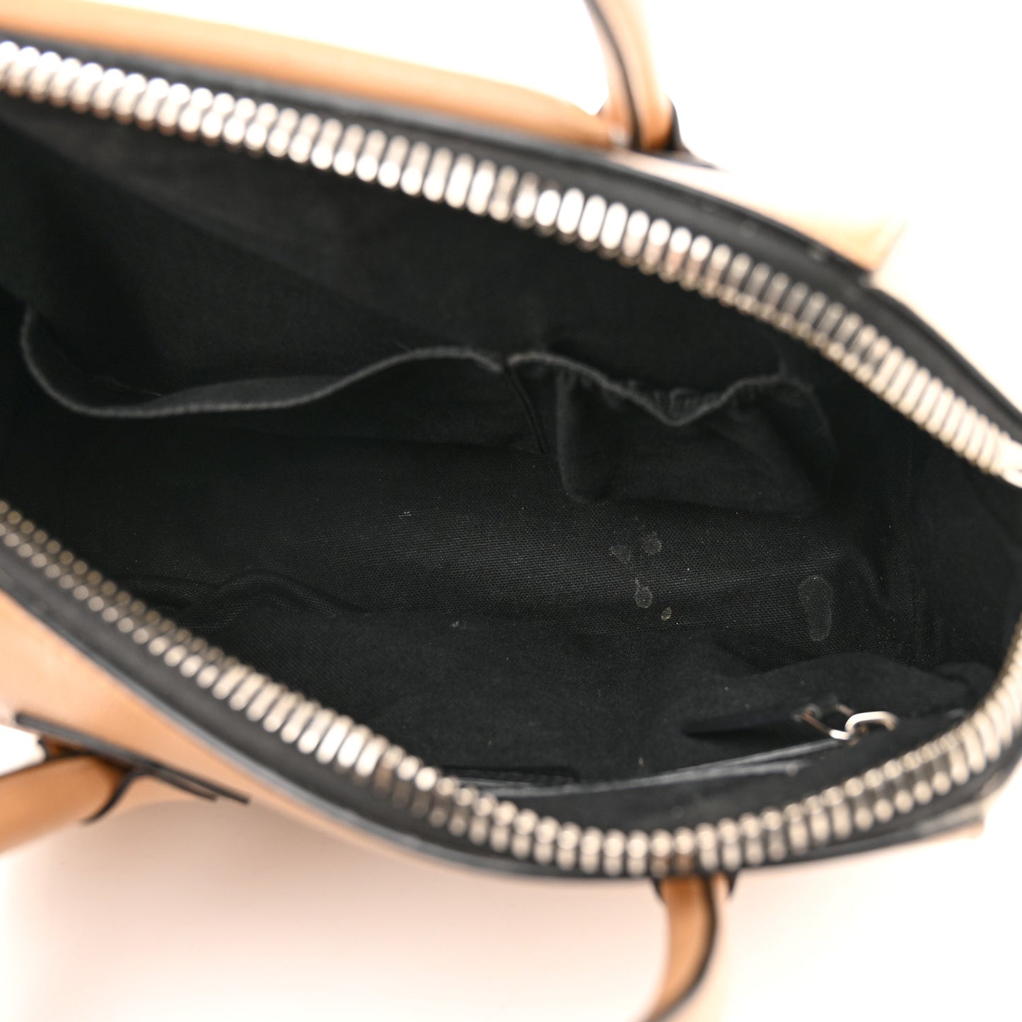 Sugar Goatskin Mini Tri-Color Antigona Light Brown Beige Black